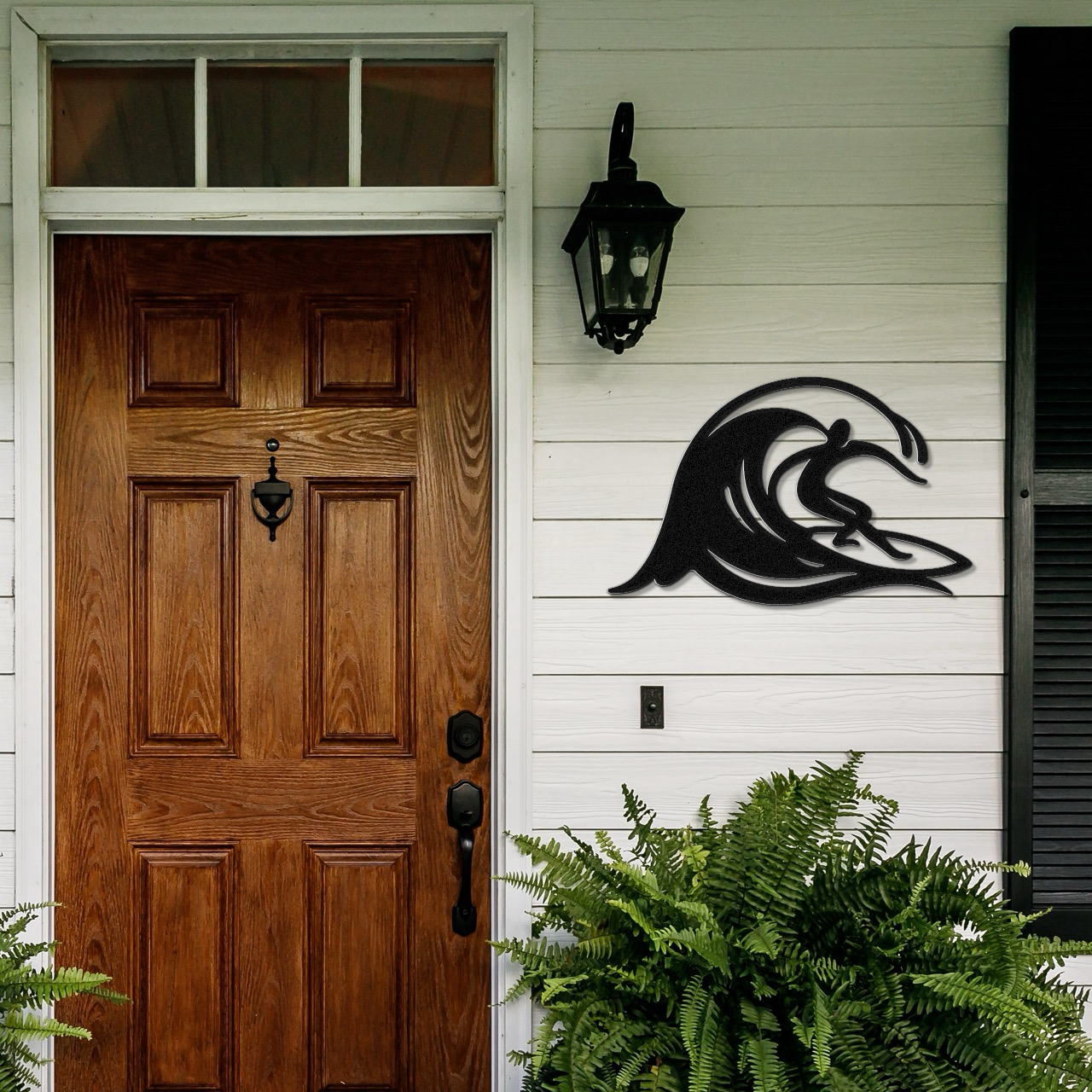 Surfer Metal Wall Art