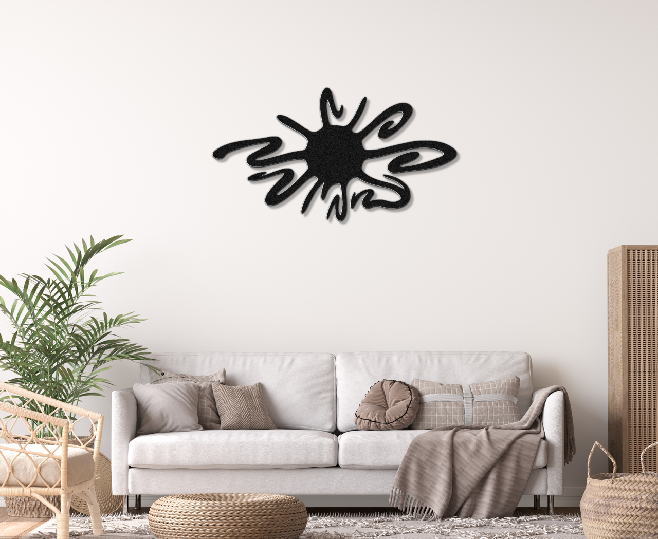 Sea Urchin Metal Wall Art