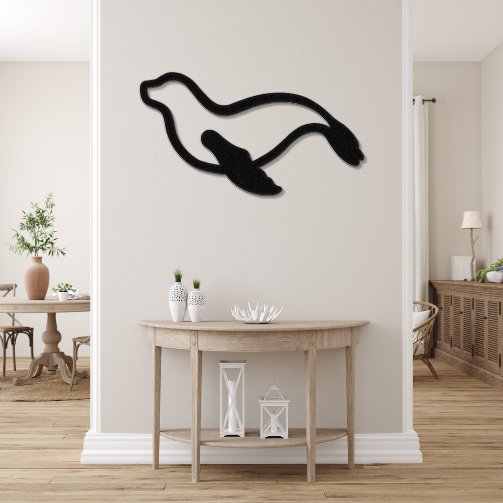 Sea Lion Metal Wall Art