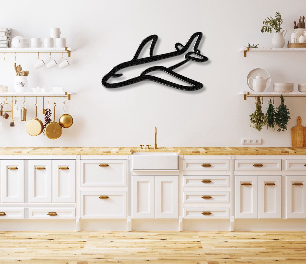 Airplane Metal Wall Art