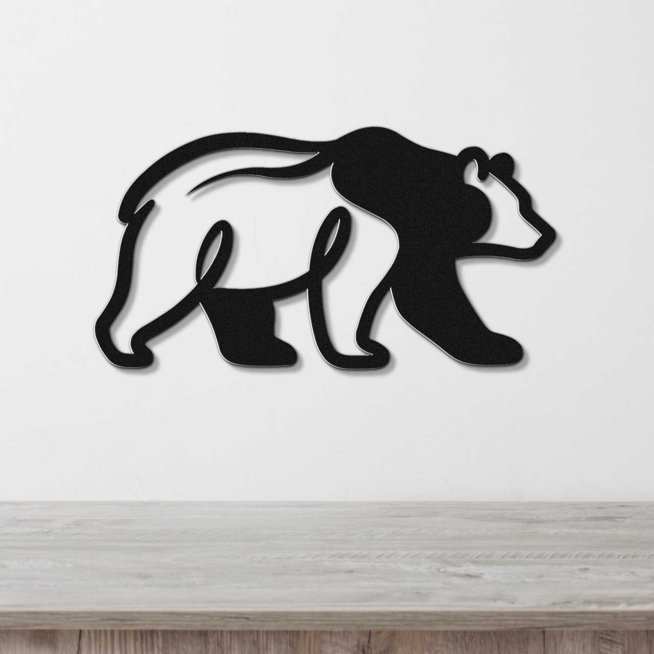Bear Metal Wall Art