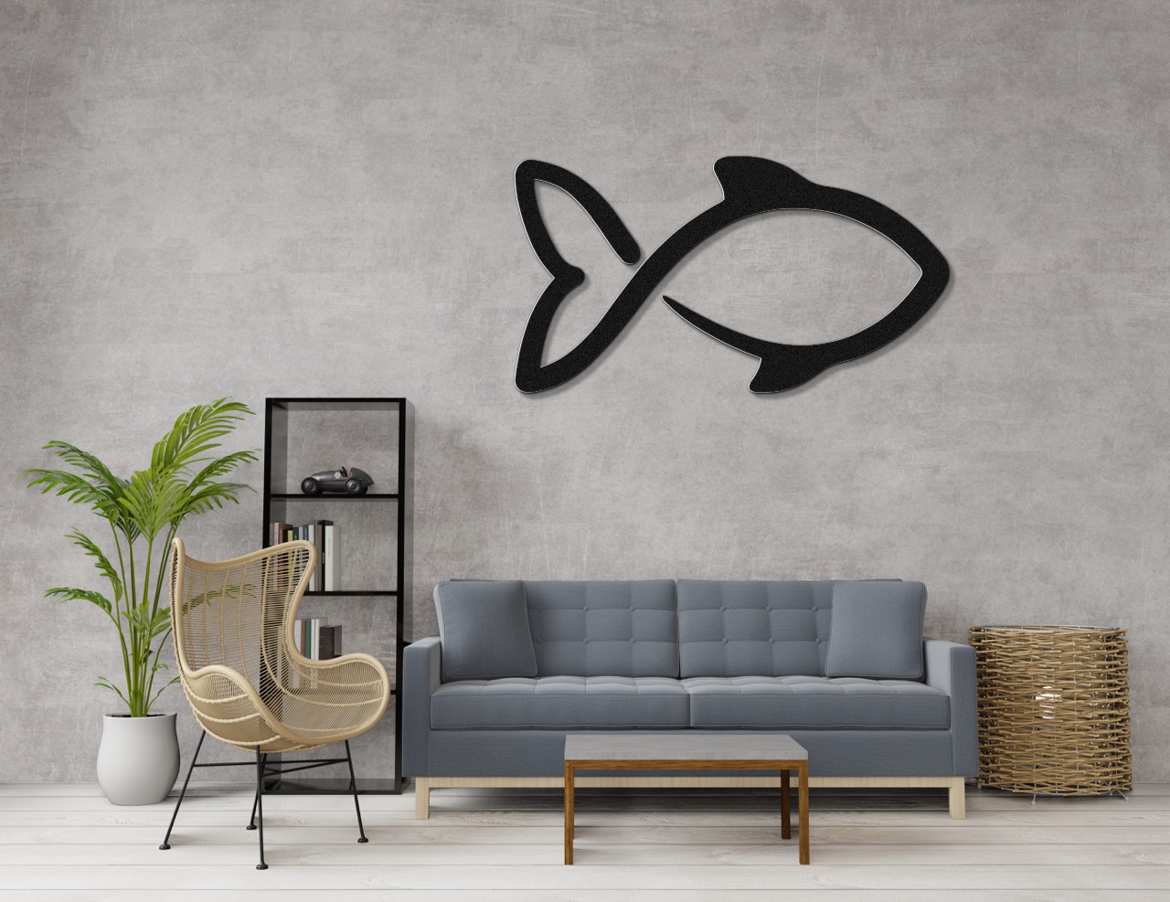 Fish Metal Wall Art