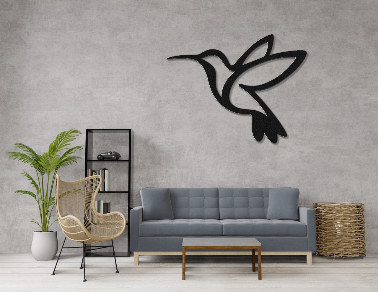 Hummingbird Metal Wall Art