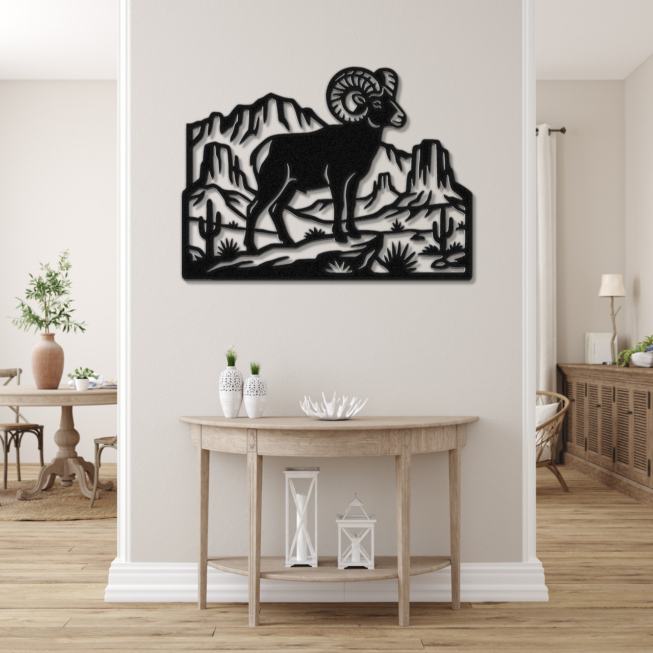 Arizona Bighorn Sheep Metal Wall Art