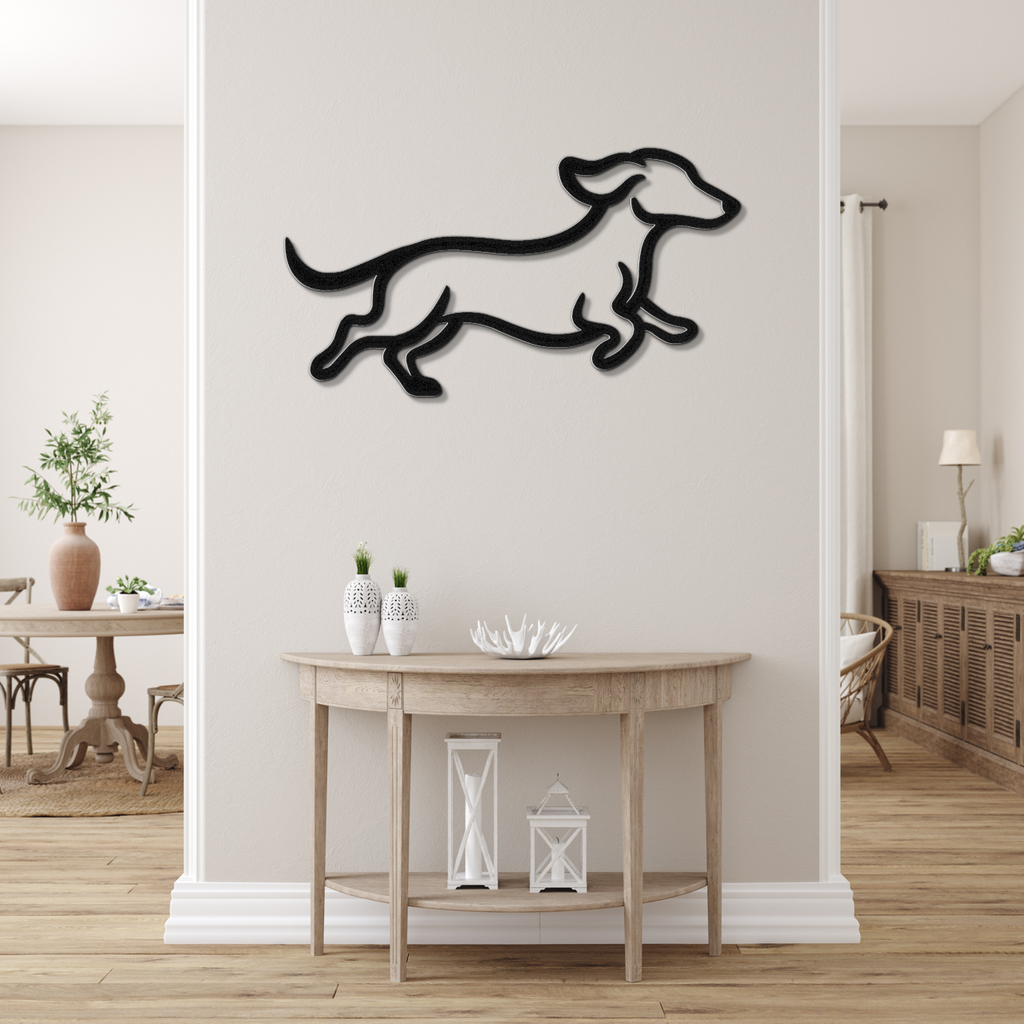 Dachshund Metal Wall Art