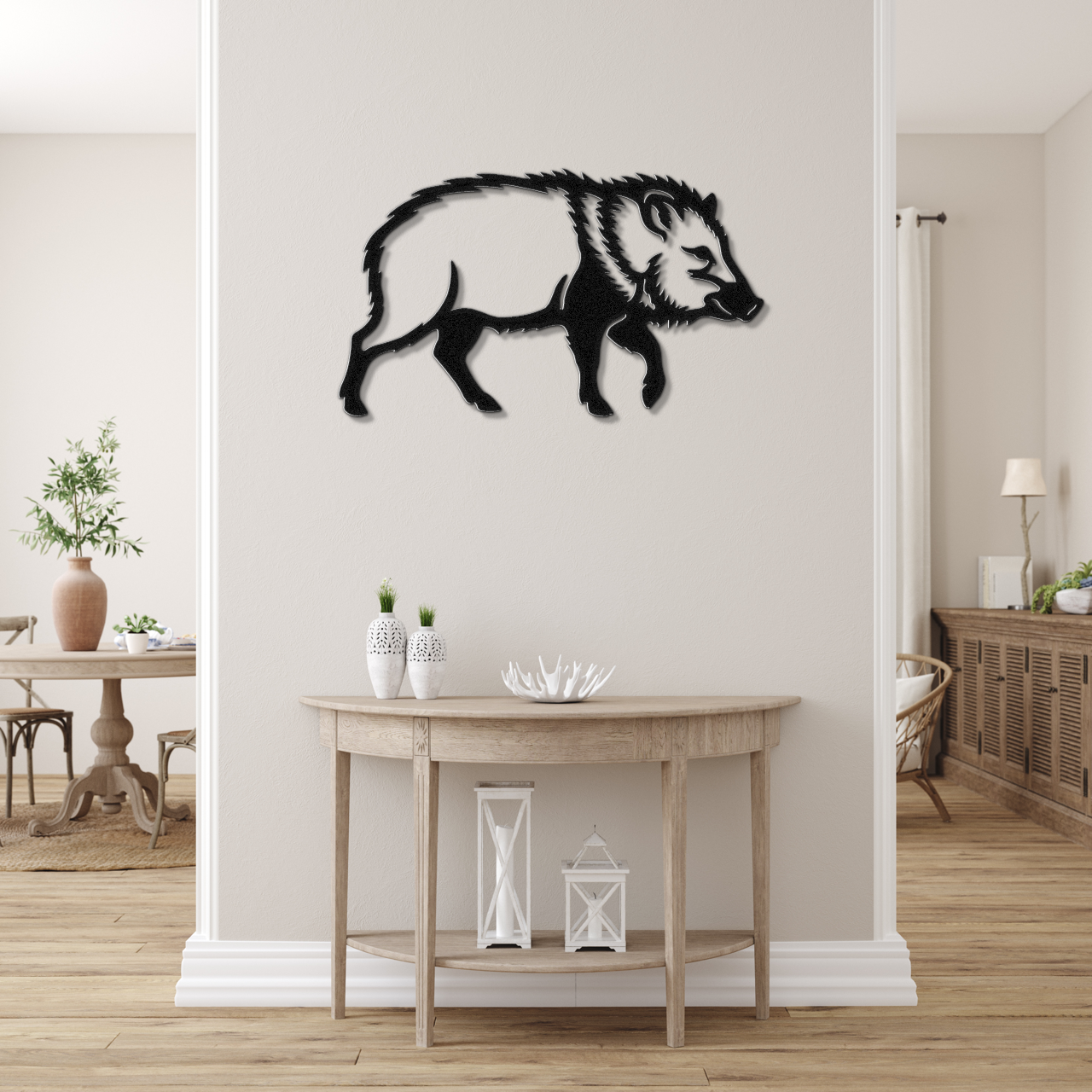 Javelina Metal Wall Art