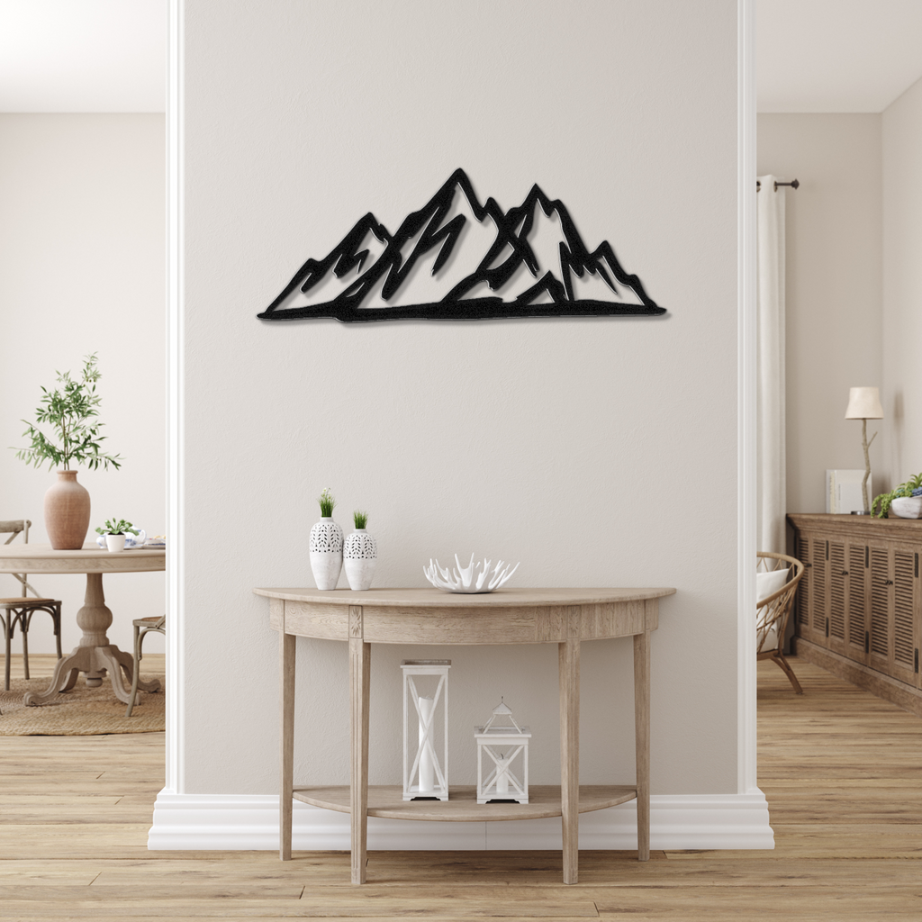 Mountains Metal Wall Art