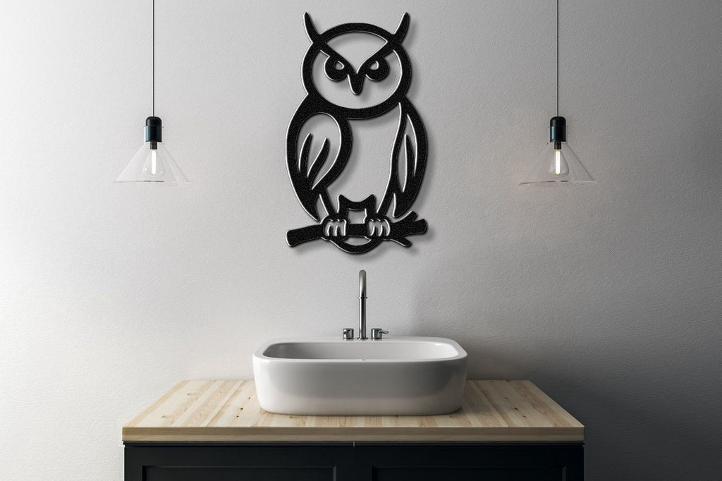 Owl Metal Wall Art