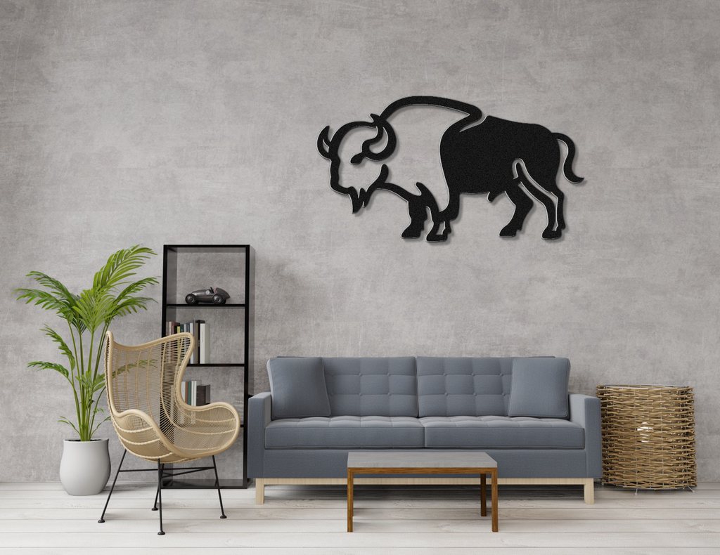 Buffalo Metal Wall Art