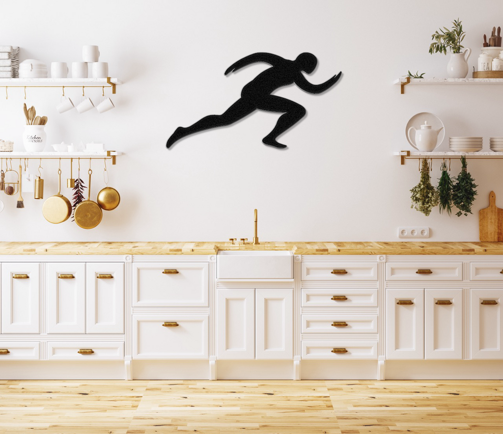 Runner Metal Wall Art