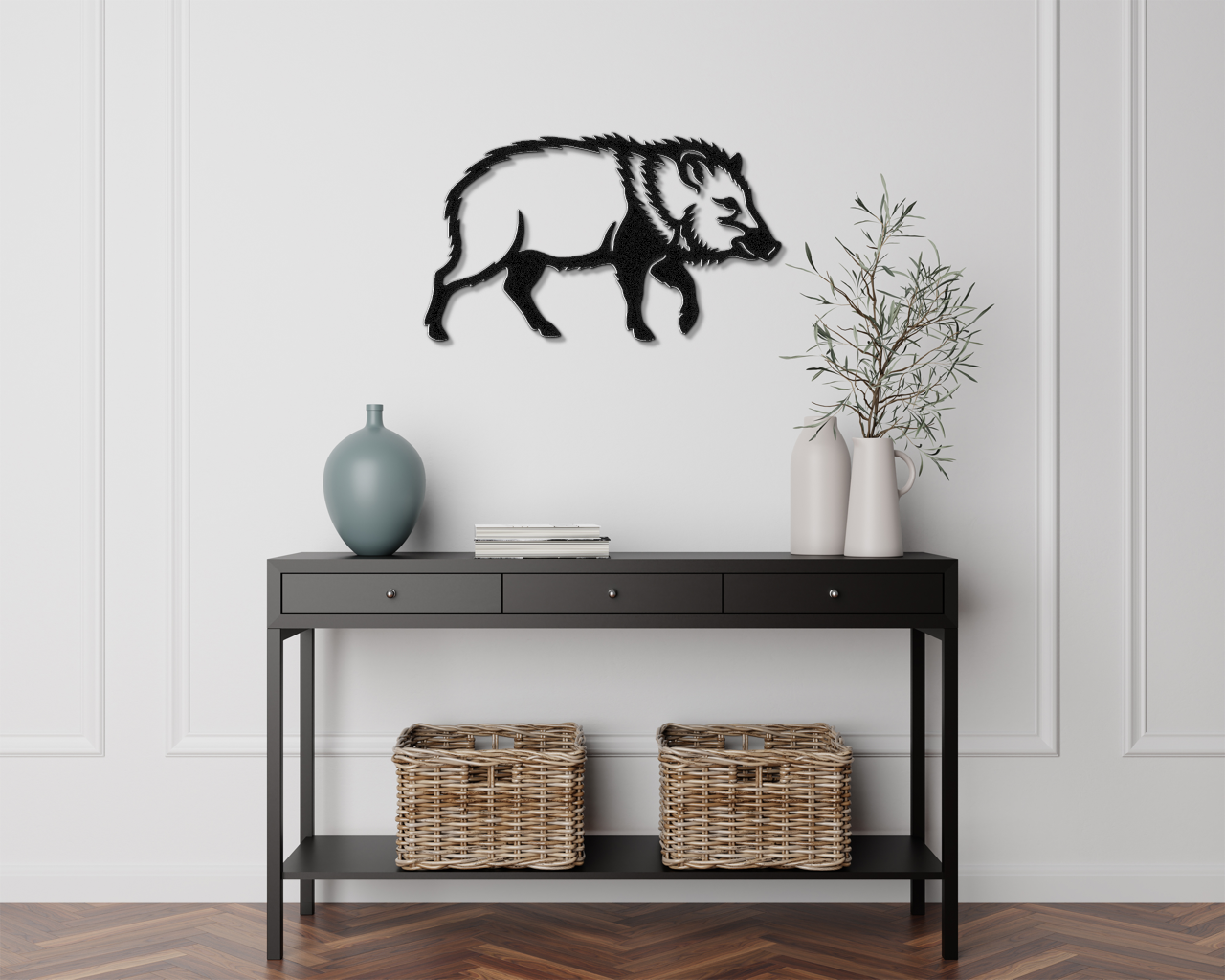 Javelina Metal Wall Art
