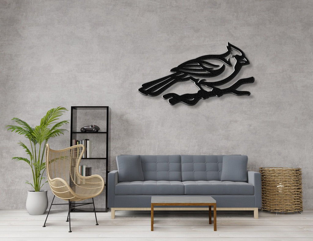 Cardinal Metal Wall Art