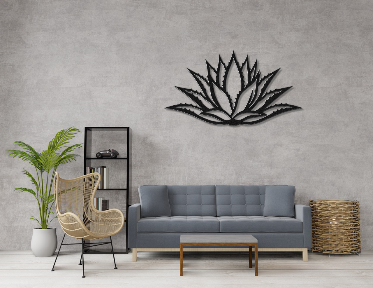 Agave Metal Wall Art