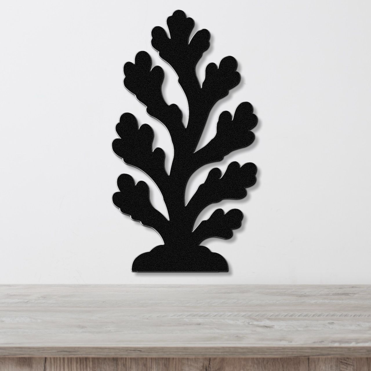 Coral Metal Wall Art