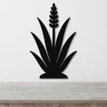 Abstract Agave Aloe Flower Metal Wall Art