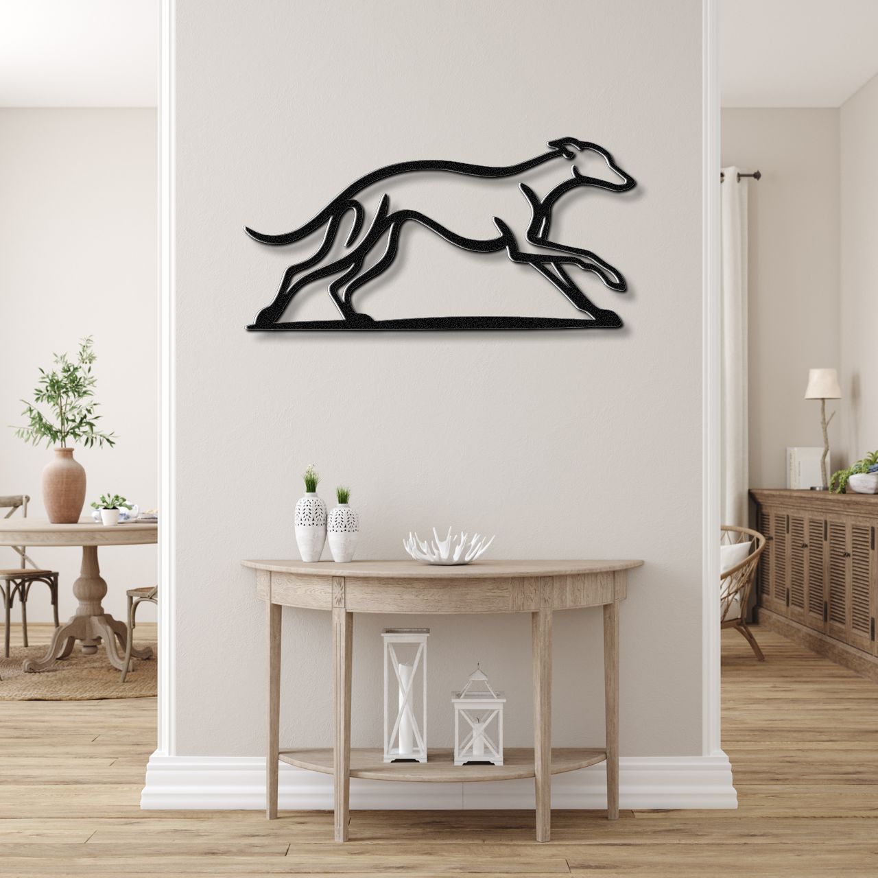 Greyhound Metal Wall Art