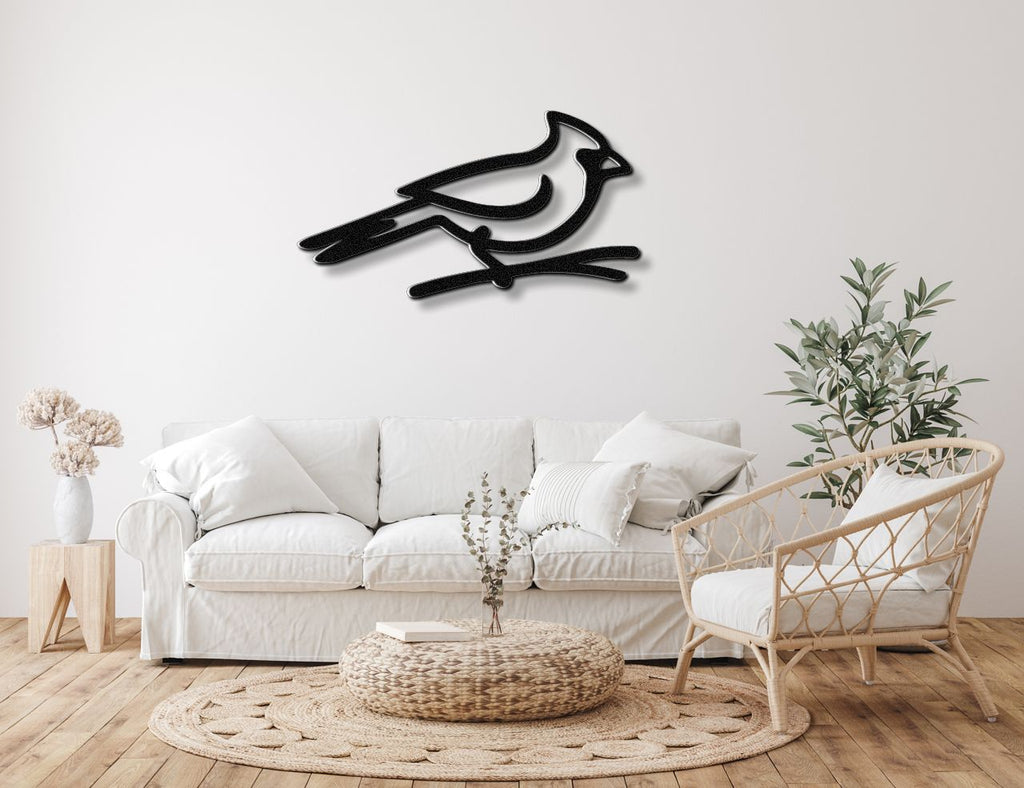 Cardinal Metal Wall Art