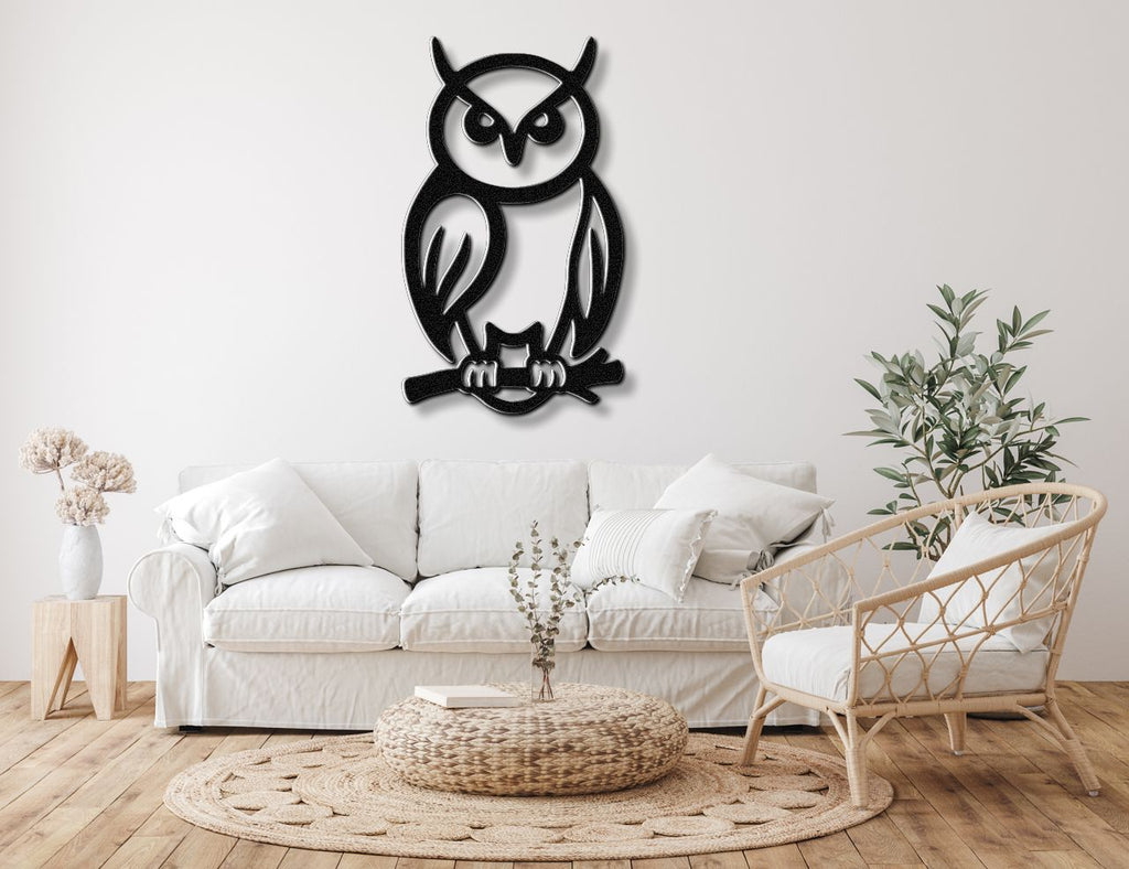 Owl Metal Wall Art