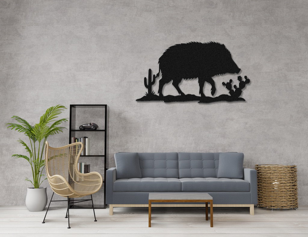 Javelina Metal Wall Art