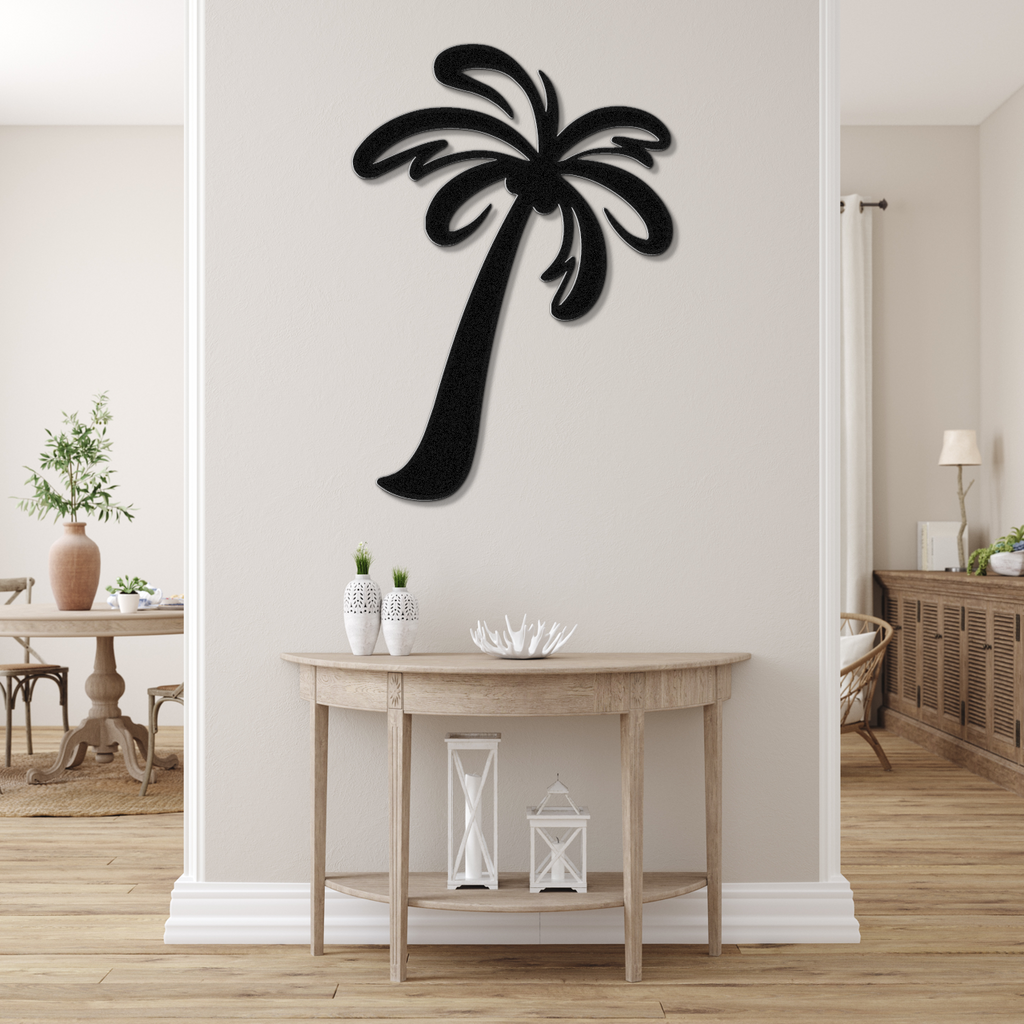 Palm Tree Metal Wall Art