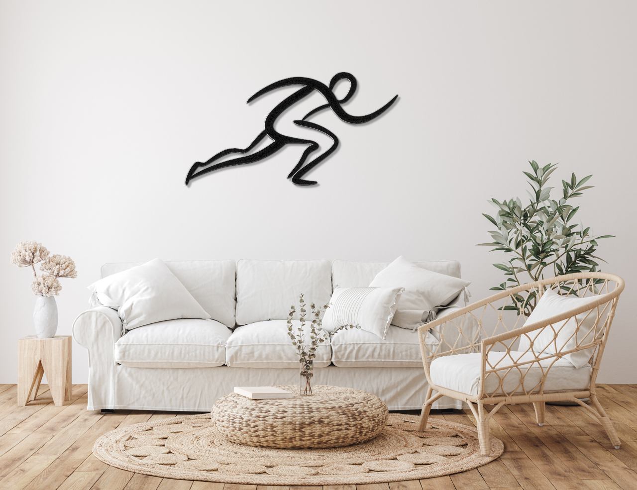 Runner Metal Wall Art