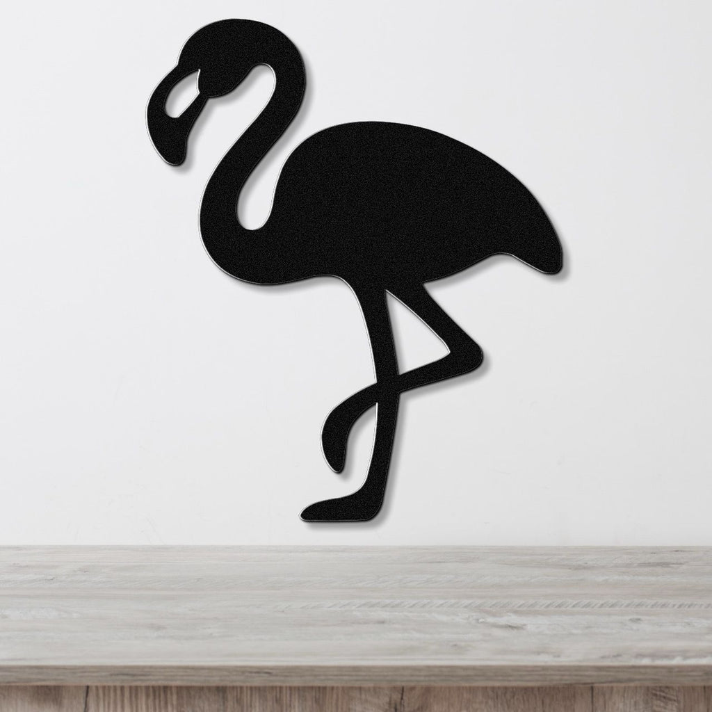 Flamingo Metal Wall Art