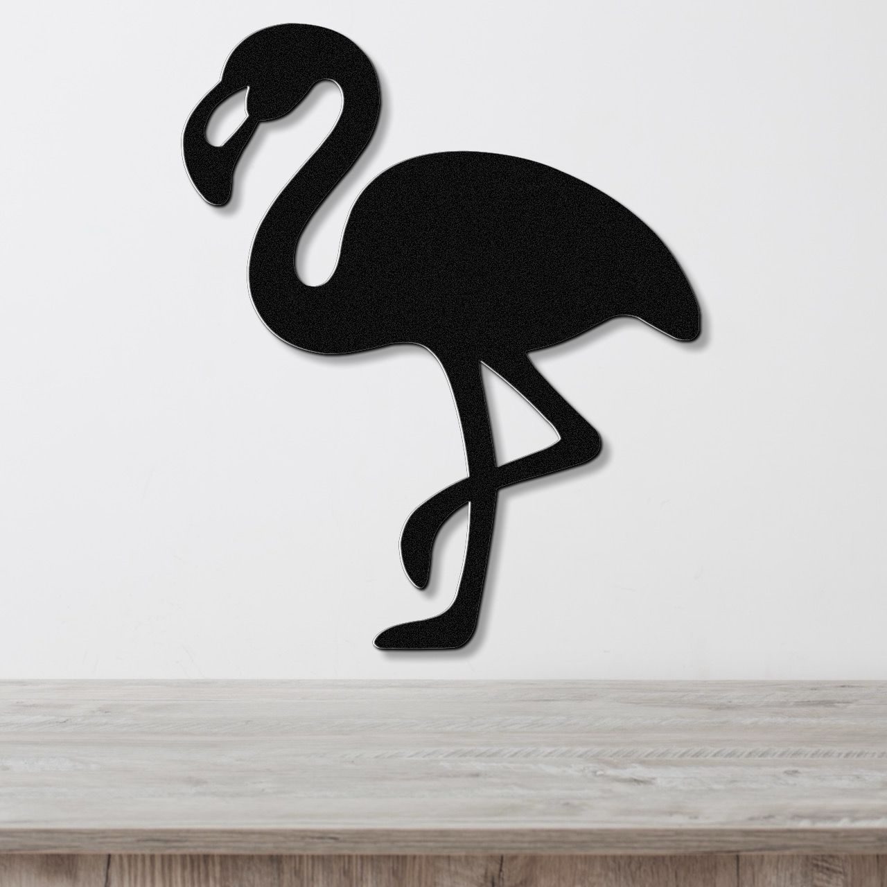 Flamingo Metal Wall Art