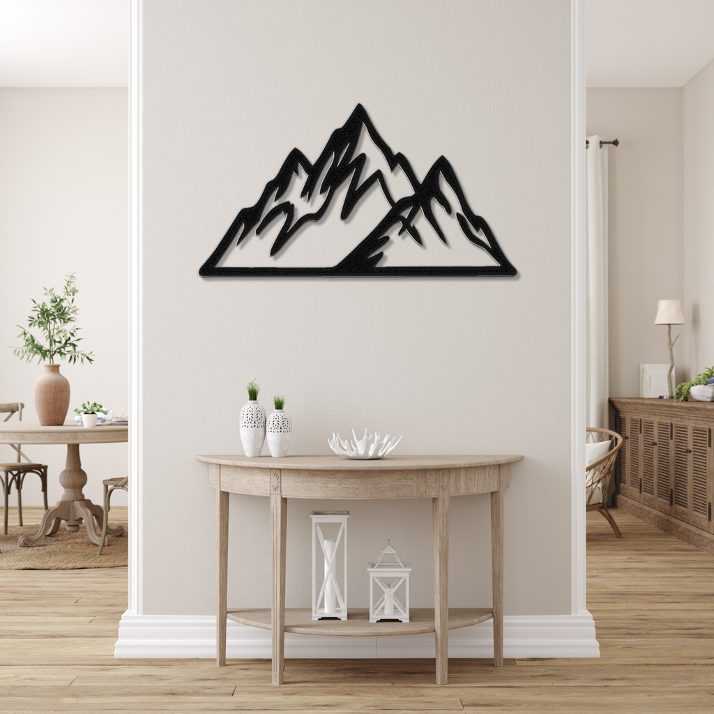 Mountains Metal Wall Art