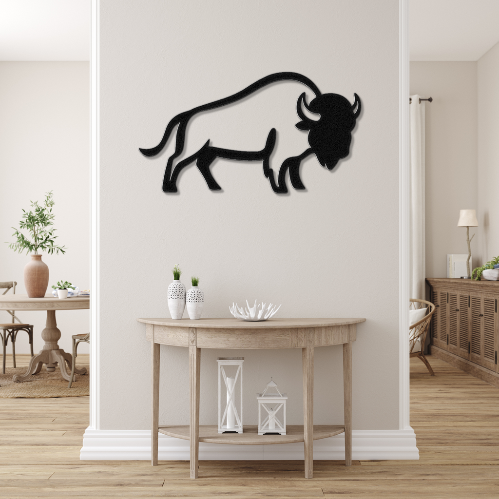 Buffalo Metal Wall Art