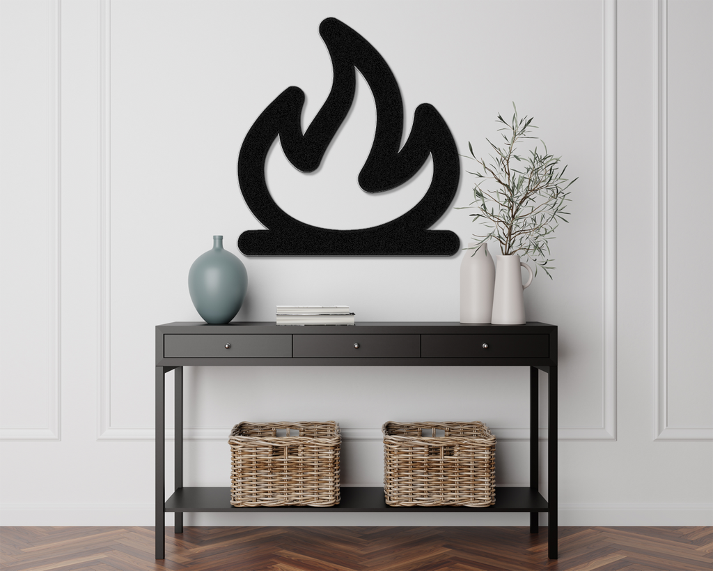 Campfire Metal Wall Art