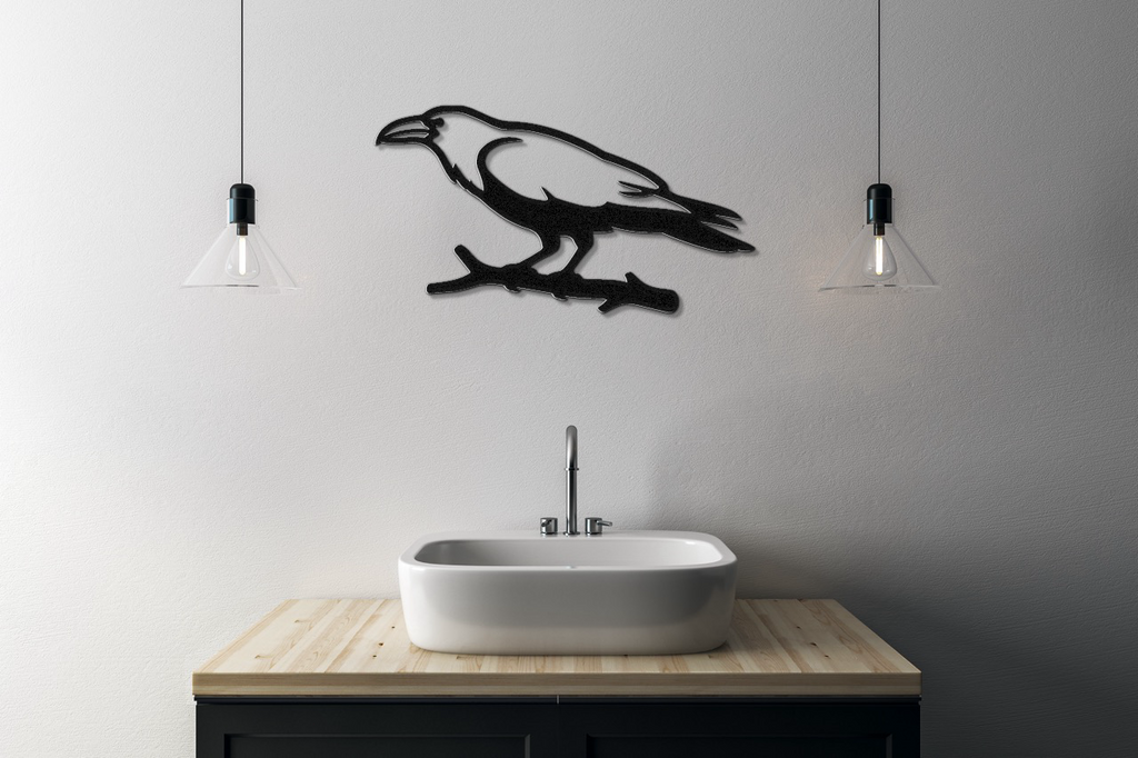 Raven Metal Wall Art