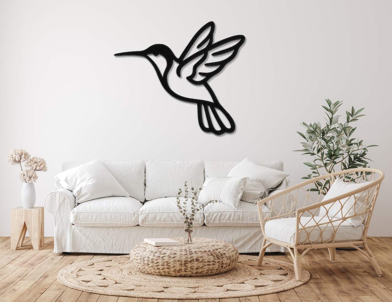Hummingbird Metal Wall Art