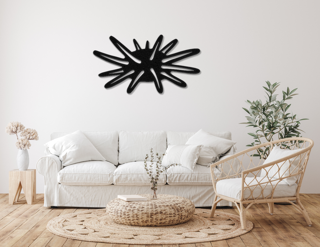 Sea Urchin Metal Wall Art