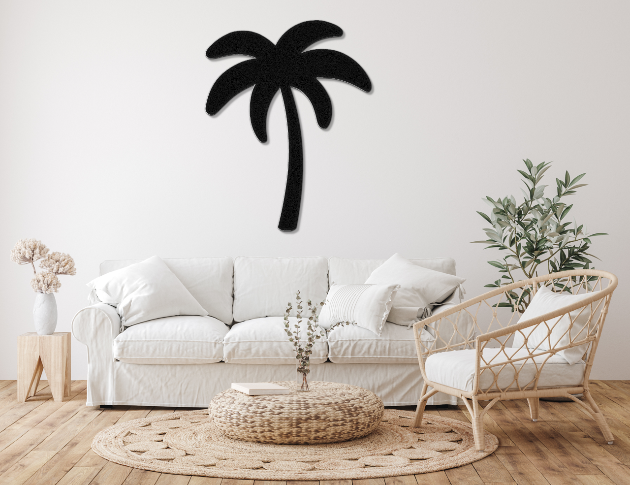 Palm Tree Metal Wall Art