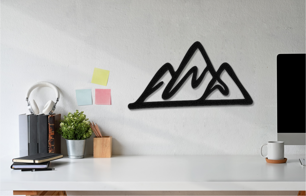 Mountains Metal Wall Art