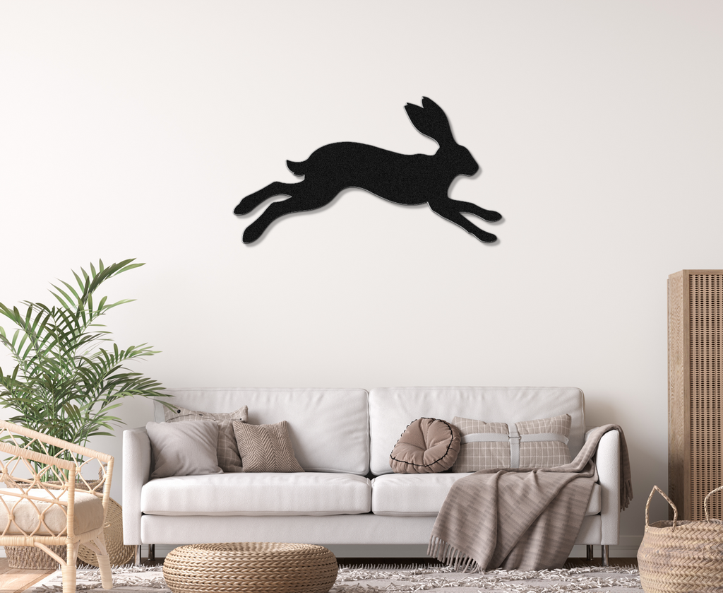 Jackrabbit Metal Wall Art
