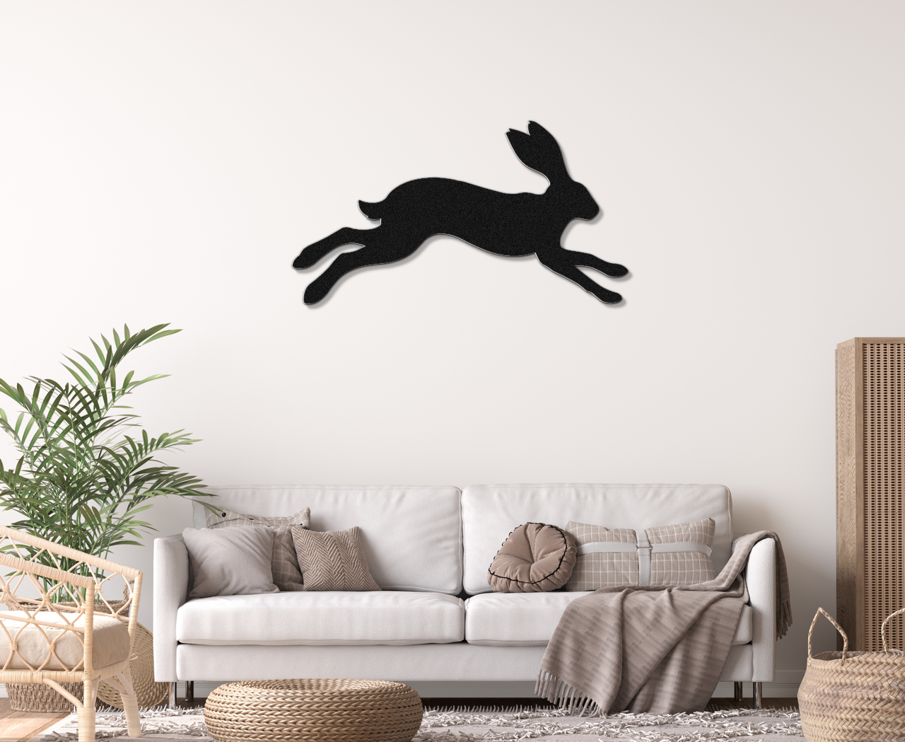Jackrabbit Metal Wall Art
