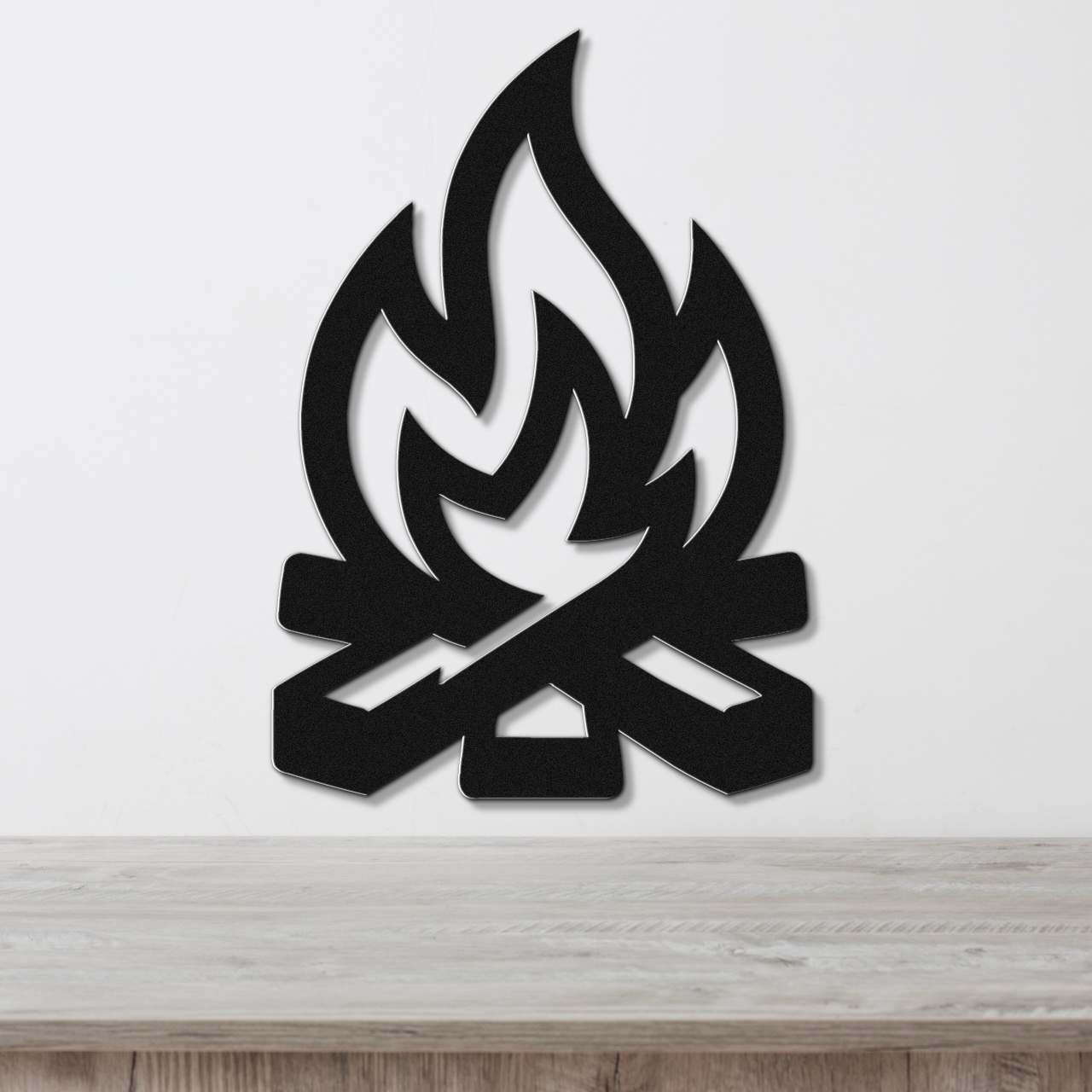 Campfire Metal Wall Art