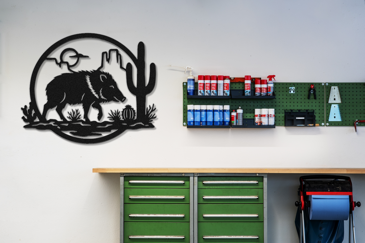 Javelina Metal Wall Art