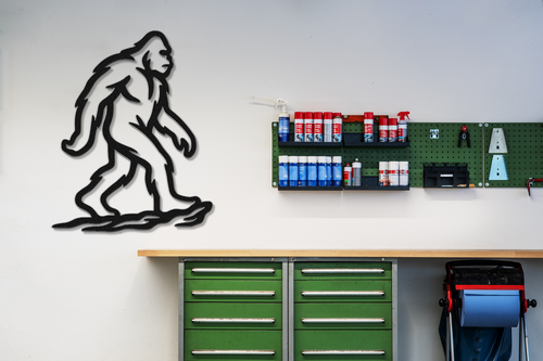 Décoration murale en métal Bigfoot