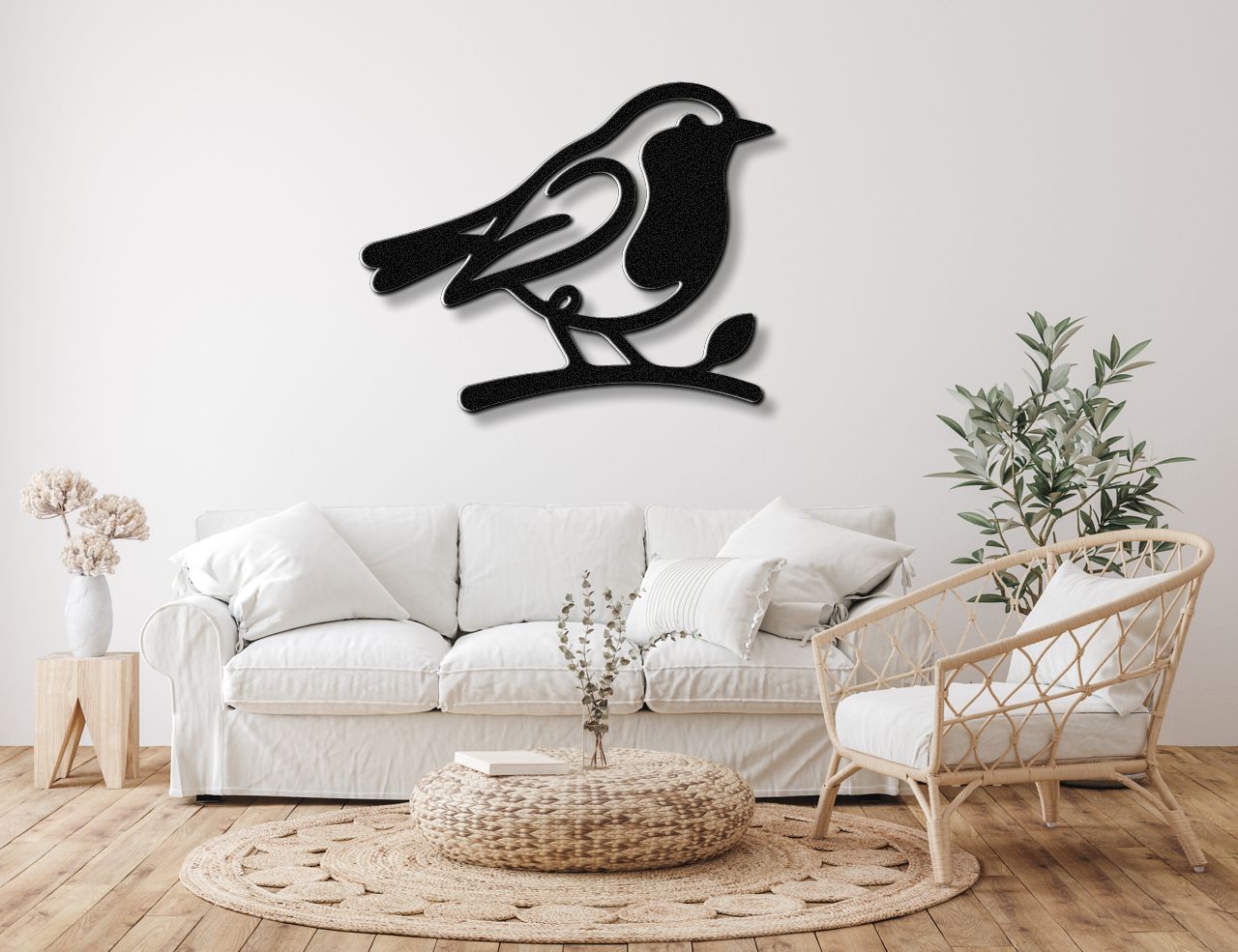 Robin Metal Wall Art