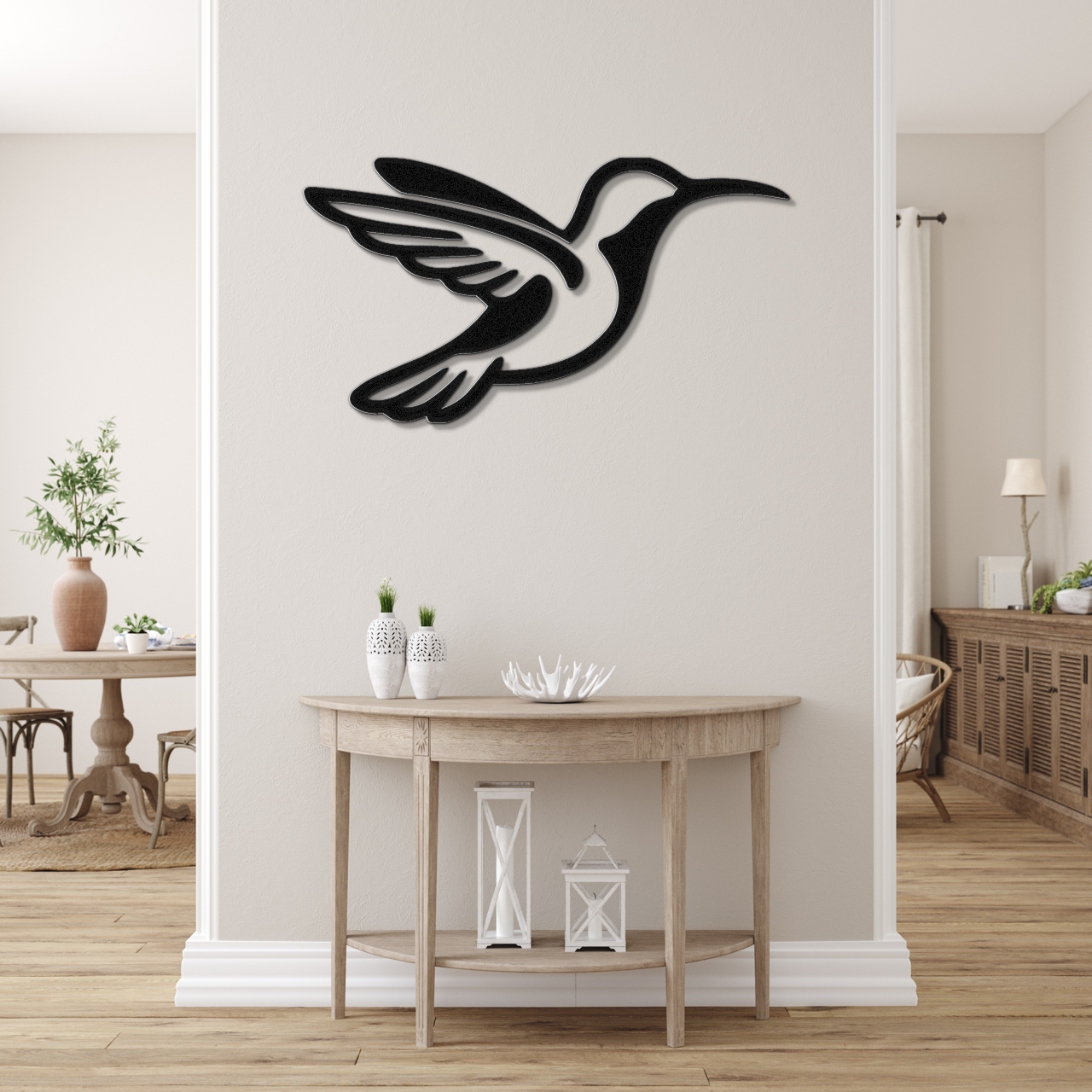 Hummingbird Metal Wall Art
