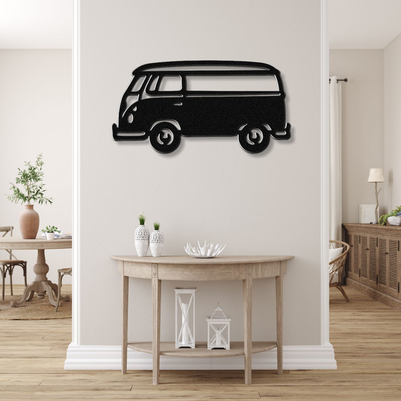 Vintage Van Metal Wall Art