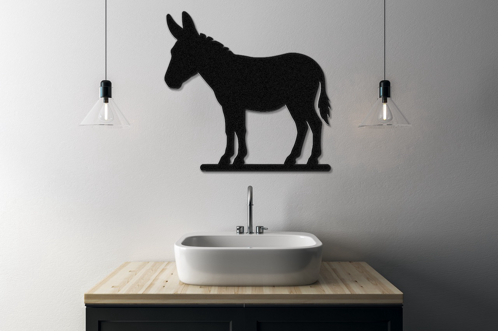 Burro Metal Wall Art