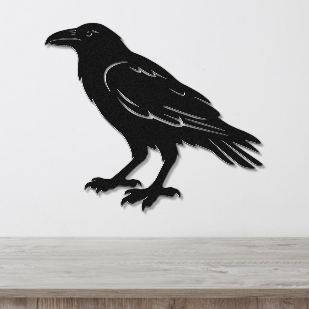 Raven Metal Wall Art