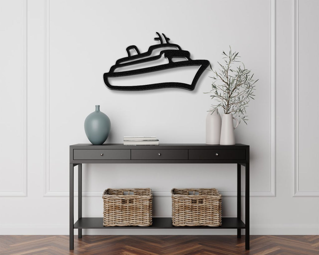 Cruise Ship Metal Wall Art