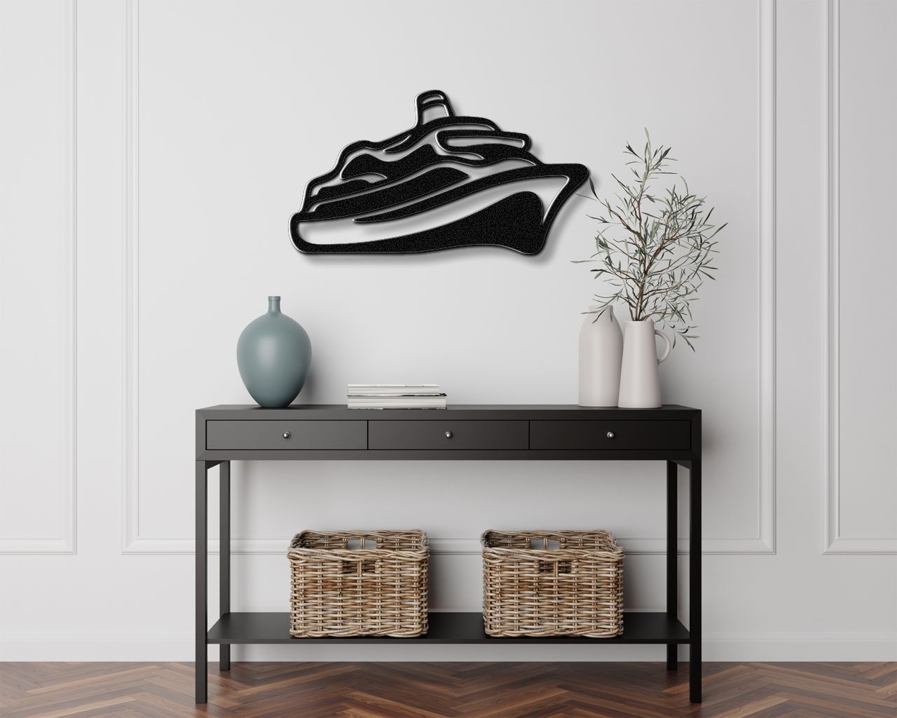 Cruise Ship Metal Wall Art
