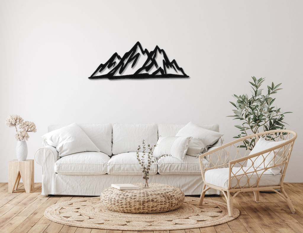 Mountains Metal Wall Art