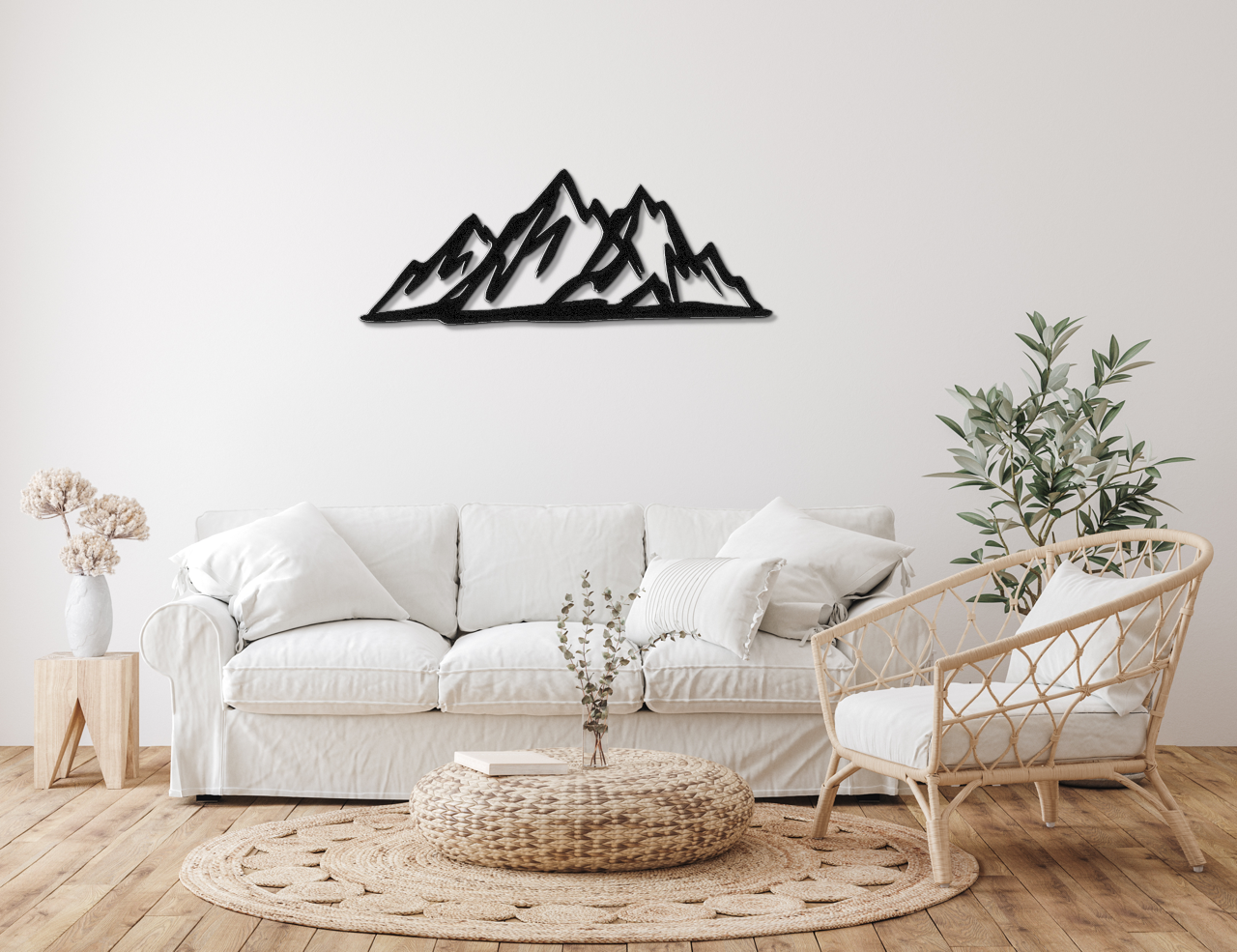 Mountains Metal Wall Art