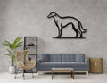 Borzoi Dog Metal Wall Art